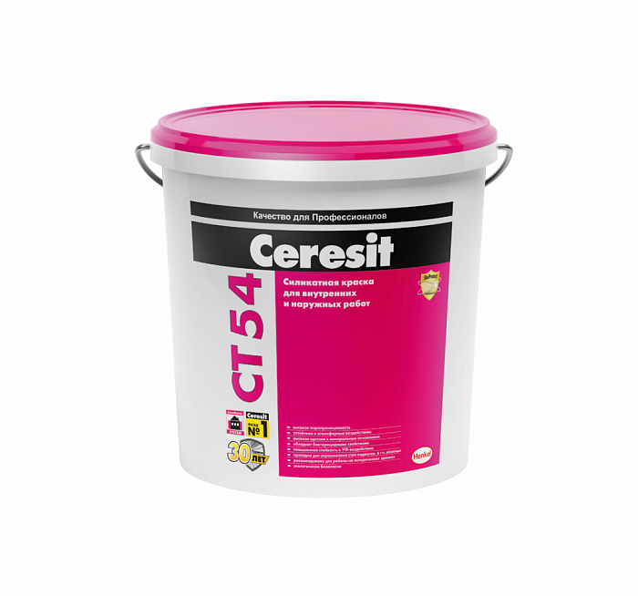 Ceresit Краска СТ 54/гр A/15л силикатная водно-дисперсионная