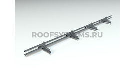 Снегозадержатель ELITE 40*20 овальный универсальный NEXT RAL 7024 (серый графит)