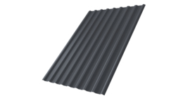 Профнастил С20R 0,5 Rooftop Бархат RAL 7024 мокрый асфальт