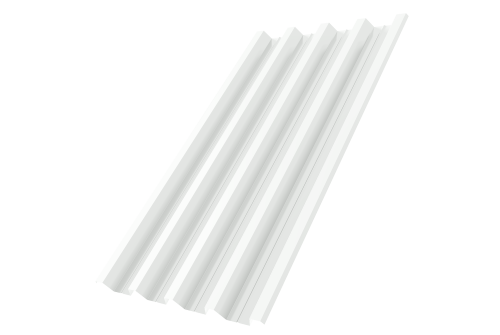 Профнастил Н60 R 0.7 PE RAL 9003 сигнальный белый