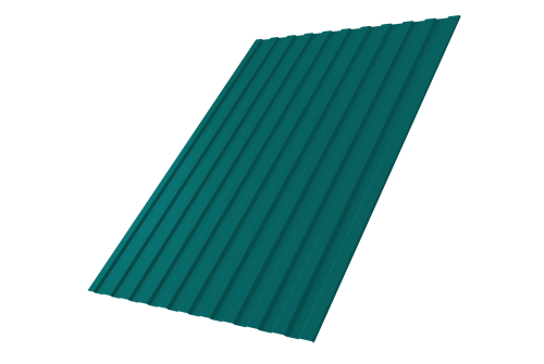 Профнастил С8А 0,45 PE RAL 5021 водная синь