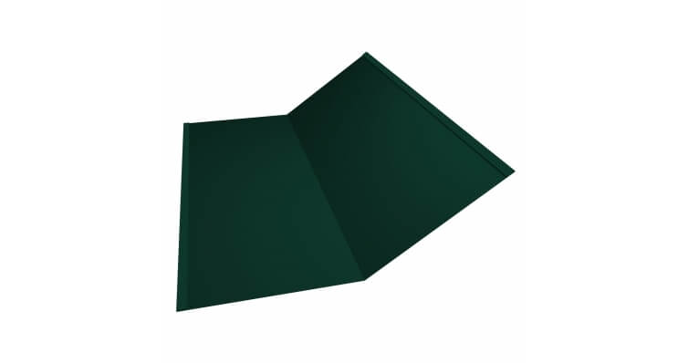 Планка ендовы нижней 300x300 0,45 PE с пленкой RAL 6005 зеленый мох (2м)