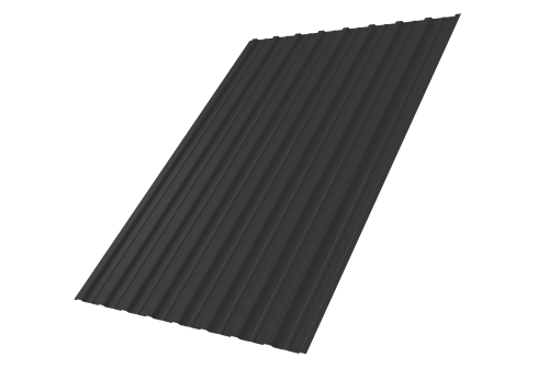 Профнастил С10A 0,45 Drap RAL 7016 антрацитово-серый