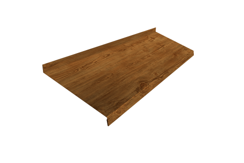 Отлив простой 250 0,45 Print Elite Golden Wood TwinColor (2м)