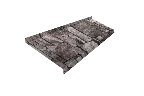 Отлив простой 250 0,45 Print Elite Fine Stone TwinColor (2м)