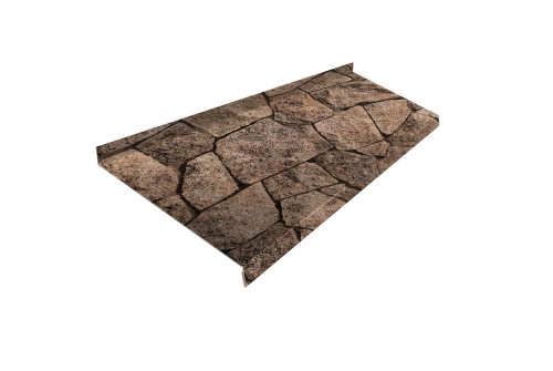 Отлив простой 250 0,45 Print Elite King Stone TwinColor (2м)