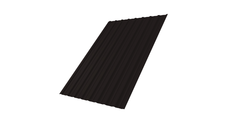 Профнастил С10A 0,5 Satin Мatt RAL 9005 черный