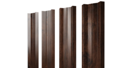 Штакетник М-образный А с прямым резом 0.45 Print Elite Cherry Wood TwinColor