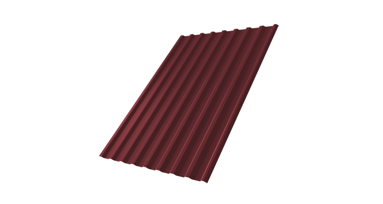 Профнастил С20 R 0,4 PE RAL 3005 красное вино