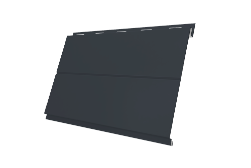 Вертикаль 0,2 GL line 0.5 PurPro Matt 275 с пленкой RAL 7024 мокрый асфальт