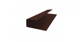 J-Профиль 12мм Velur RAL 8017 шоколад