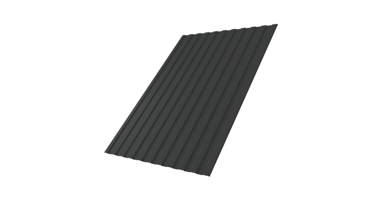 Профнастил С8А 0,45 Drap ST RAL 7016 антрацитово-серый