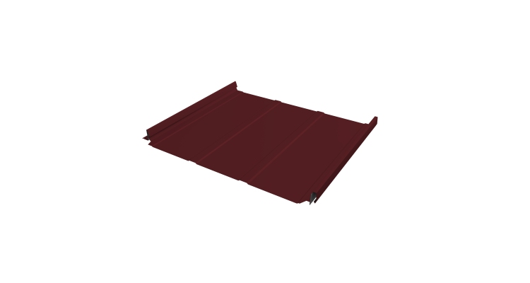 Кликфальц Pro Line Grand Line 0,45 Drap TX с пленкой на замках RAL 3005 красное вино