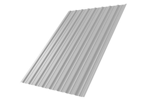 Профнастил С10A 0,5 Satin RAL 9003 сигнальный белый