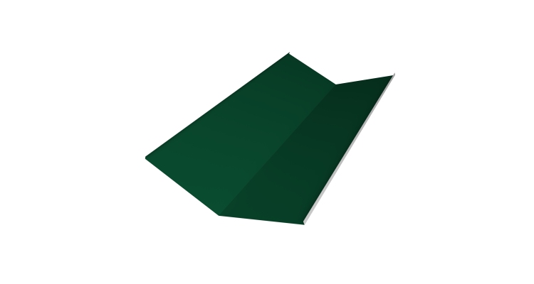 Планка ендовы нижней 300х300 0,5 PurLite Matt RAL 6005 зеленый мох (2м)