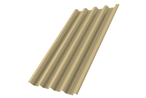 Профнастил Н60R 0.7 PE RAL 1014 слоновая кость