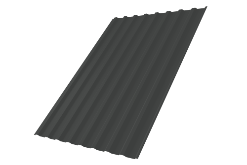 Профнастил С20B 0,45 Drap TR RAL 7016 антрацитово-серый