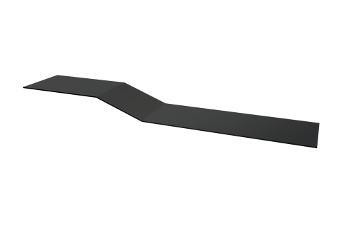 Планка крепежная фальц Grand Line 0,5 Drap TX RAL 7016 антрацитово-серый (2м)