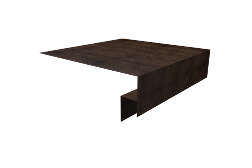 Планка околооконная сложная Экобрус Grand Line 200х50х25 0,45 Print Elite Antique Wood TwinColor (3м)