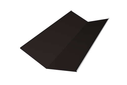 Планка ендовы нижней 300х300 0,45 Drap ST RAL 9005 черный (3м)