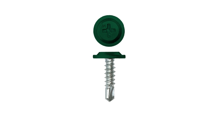 Саморез ПШС Daxmer Pro 4,2х16 (1000 шт) шлиц PH2 RAL 6005