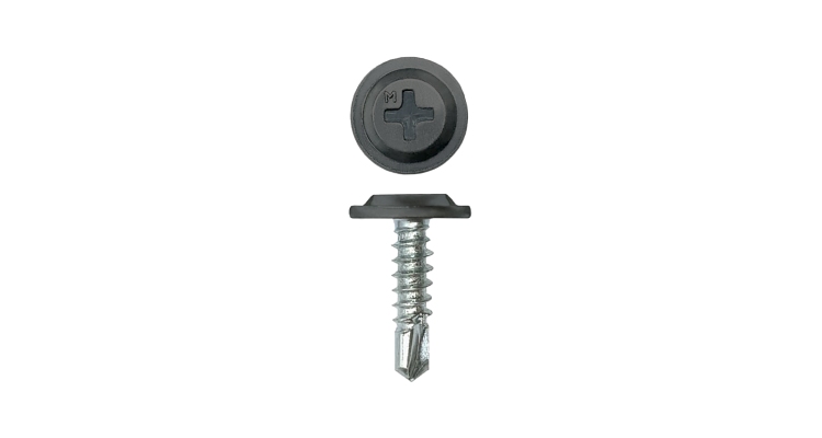 Саморез ПШС Daxmer Pro 4,2х16 (1000 шт) шлиц PH2 RAL 7037