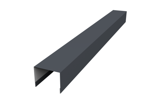 Крышка жалюзи Palermo 0,5 Drap RAL 7024 мокрый асфальт (2м)