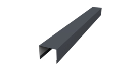 Крышка жалюзи Palermo 0,5 PurPro RAL 7024 мокрый асфальт (3м)