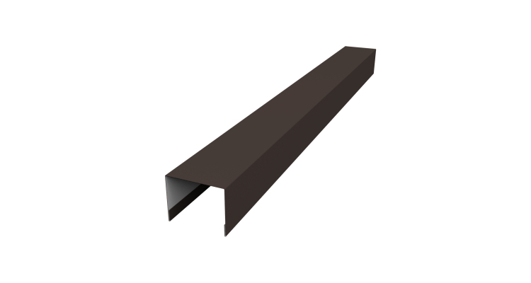 Крышка жалюзи Palermo 0,5 PurLite Matt RR 32 темно-коричневый (3м)