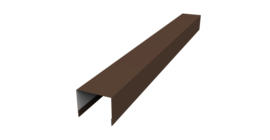 Крышка жалюзи Palermo 0,5 PurLite Matt RAL 8017 шоколад (3м)