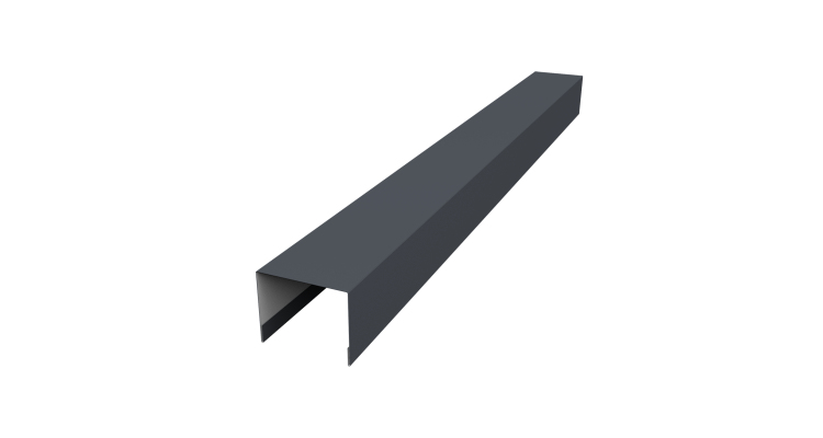 Крышка жалюзи Palermo 0,45 Drap TX RAL 7024 мокрый асфальт (3м)