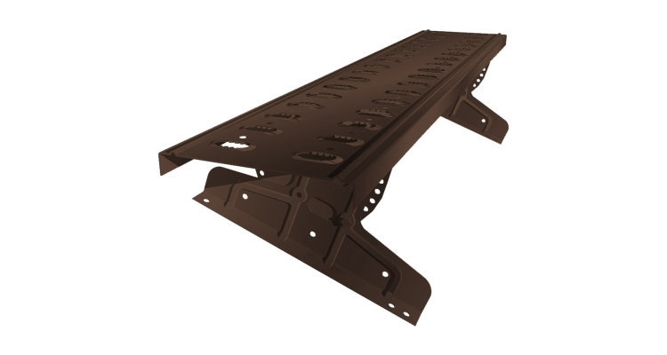 Мостик переходной для композитной черепицы 1,25 RAL 8017