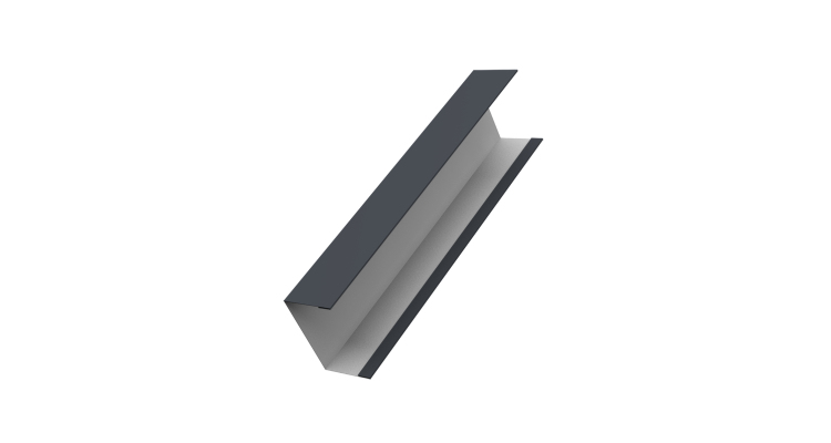 Крышка жалюзи Milan, Tokyo для калиток, ворот 0,5 Drap RAL 7024 мокрый асфальт (2м)