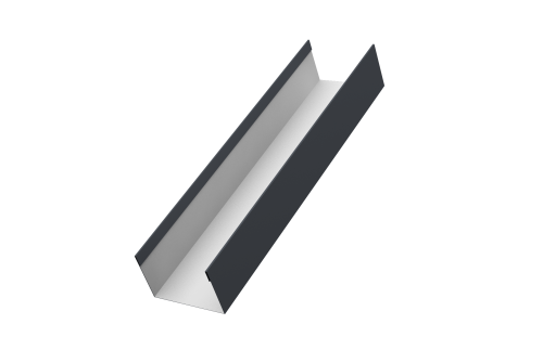 Стойка жалюзи Milan,Tokyo 0,5 Drap RAL 7024 мокрый асфальт (3м)