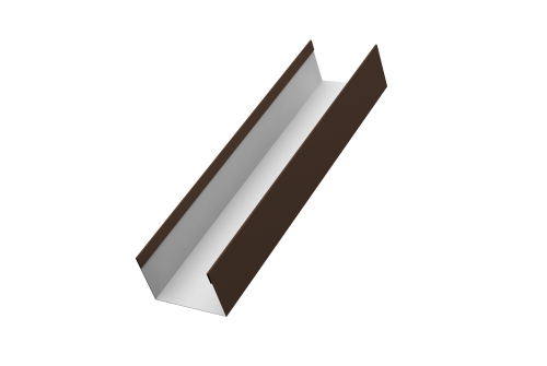 Стойка жалюзи Milan,Tokyo 0,5 Drap RAL 8017 шоколад (3м)