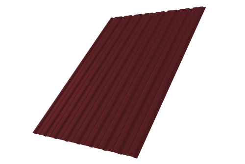 Профнастил С10В 0.45 Drap RAL 3005 красное вино